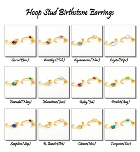 สเตอร์ลิงทองทับทิมชุบทองอัญมณีรูปไข่โบฮีเมียนห่วงออกแบบเครื่องประดับต่างหูวันครบรอบแต่งงานต่างหูสำหรับผู้หญิง - Product Image 6