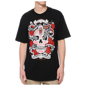 Camisetas grandes de alta calidad para hombre, camisa de manga corta con estampado de logotipo gráfico, de algodón transpirable, personalizada, 3d, Dtg - Product Image 4