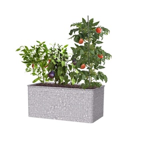 Handmade Low MOQ Factory Price Galvanized Metal Large <b>Planter</b> Wholesaler Custom Manufacturer - Product Image 2