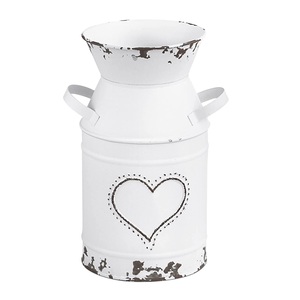 Soporte de flores galvanizado de calidad Superior, maceta de mesa rústica hecha a mano, maceta de flores de hierro al por mayor con estilo clásico - Product Image 1