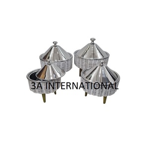 Equipo de mesa de cena que contiene alimentos, olla de acero inoxidable, olla de Metal para servir, tamaño personalizado, equipo de alimentos de la mejor calidad, olla caliente - Product Image 1