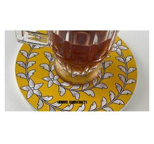 Plateau de service artisanal en bois nacre blanche, 6 pièces, plats et assiettes pour la décoration de l'aïd, plateau de cuisine à offrir, plateaux du RAMADAN - Product Image 3