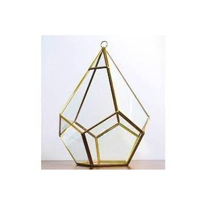 Custom Handmade Traditional Design Home and Garden Hanging Metal and <b>Glass</b> Terrarium Top Manufacturer Exporter for Wholesale - Product Image 1