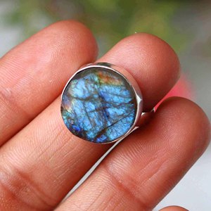 Overlay Stones for Exterior Houses Gemstone <b>Ring</b> Opal Gemstone Stone Grill Ladies <b>Rings</b> Druzy <b>Pop</b> Socket Crystals Healing Stones - Product Image 5