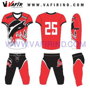 ชุดยูนิฟอร์มอเมริกันฟุตบอล OEM คุณภาพสูง ปี 2024 ผลิตจากโพลีเอสเตอร์ 100% ระบายอากาศได้ดี ไซส์ใหญ่ ป้องกันแบคทีเรีย แห้งเร็ว ชุดทีมสีพื้น - Product Image 6