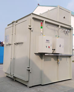 Forno di pirolisi controllato bruciare il forno per rimuovere la vernice del gancio - Product Image 2