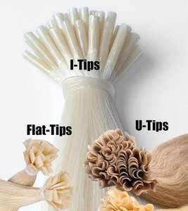 Customized Color Pre Bonded Cuticle Remy Aligned Hair Keratin U Tip Straight Human Hair Extensions of Human Hair Vietnam - Product Image 6