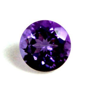 Amatista brasileña, piedra preciosa suelta, corte brillante redondo, 5-12mm, anillo de tamaño mixto, colgante, fabricación de joyas, amatista púrpura de alta calidad - Product Image 3