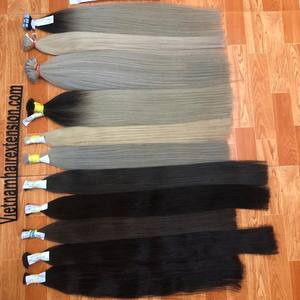 Extensiones de Cabello Humano Virgen Remy de Doble Trama, Ondulado, 100g, Venta Caliente - Product Image 1