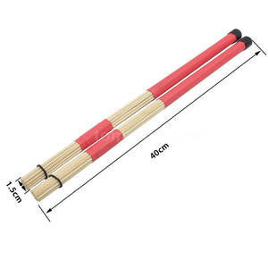 <span class=keywords><strong>Baquetas</strong></span> de cepillo de tambor de alta calidad, varillas calientes de 40cm, <span class=keywords><strong>baquetas</strong></span> musicales personalizadas - Product Image 2
