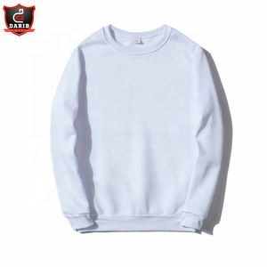 Nouveau 2021 sweat-shirt personnalisé de couleur unie pour hommes pull d'hiver teint uni - Product Image 6