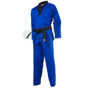 OEM personalizado de alto impacto Taekwondo Gis elegante y a un precio razonable de artes marciales de desgaste de baja tasa de diseño personalizado - Product Image 2