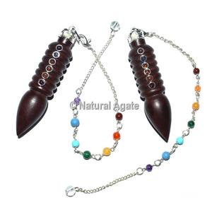 Péndulos de madera Rosa Isis Chakra - Product Image 2