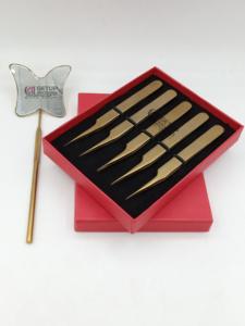 Pince à épiler d'extension de cils droite Plasma Pro en acier inoxydable japonais de haute qualité avec logo personnalisé Instruments de beauté - Product Image 6