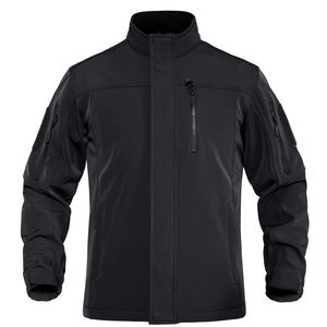 Vêtements de sport pour hommes vestes coupe-vent athlétiques séchage rapide imperméable randonnée course à pied extérieur col montant veste à glissière - Product Image 2