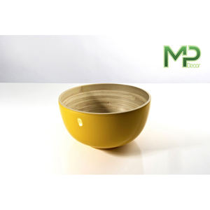 Highly Durable Eco-Friendly <b>Bamboo</b> Salad <b>Bowl</b> Vintage Style Customized Color & Logo Carton Packed for Export in Bulk - Product Image 4