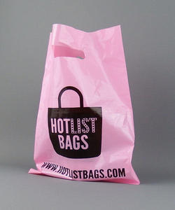 Bolsas de compras de plástico HDPE troqueladas de alta calidad de Vietnam con logotipo personalizado, tamaño y Color personalizables reciclables - Product Image 5