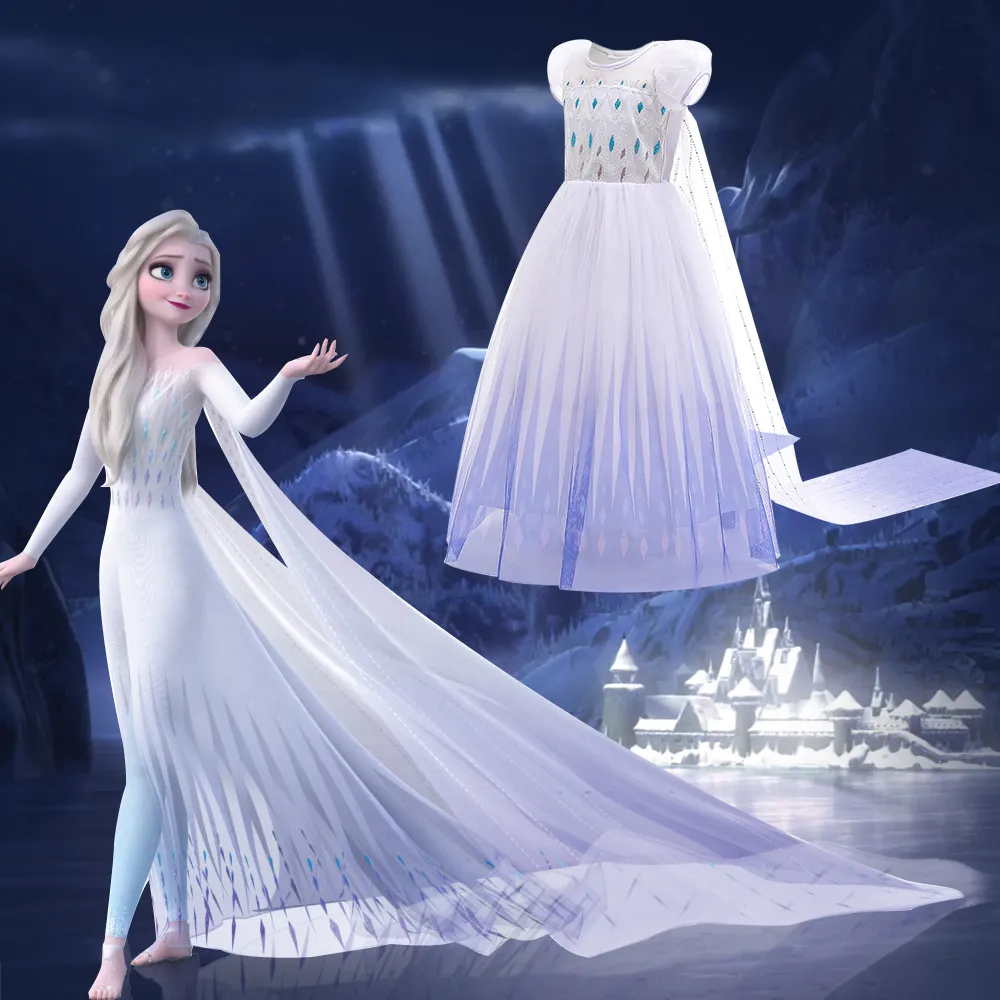 קוספליי המפלגה להתלבש שלג מלכת נסיכת אלזה אנה אופנה שמלת תחפושת ליל כל הקדושים פיות BX1708