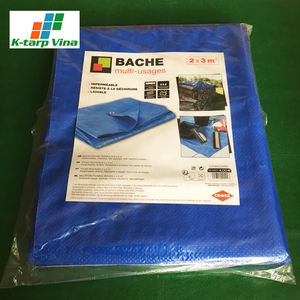 แผ่นผ้าใบโพลีเอทิลีนโพลีเอทิลีนสำหรับน้ำหนักเบาป้องกันน้ำพร้อมบริการตัดแบบกำหนดเอง - Product Image 4