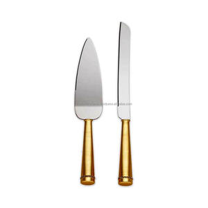 Diseño de rama de madera de latón en relieve para pastel, servidor con mango hecho a mano de oro, conjunto de pastel de latón antiguo de acero inoxidable - Product Image 4