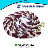 Laisse en corde de coton de couleur personnalisée | Laisse de chien en corde pour animaux de compagnie