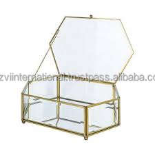 Black Color Metal <b>Frame</b> Rectangle Shape Jewellery Box - Product Image 5