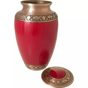 Rouge en laiton/aluminium, commémoratifs d'art gravés et torsadés pour adultes, célébration de renioles naturelles - Product Image 3