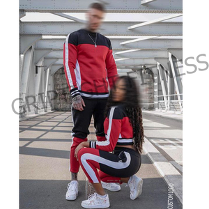 Custom Made Fashion Hooded Tracksuit Sets Cutest <b>Couple</b> <b>Matching</b> <b>Hoodie</b> Tracksuit - Product Image 1