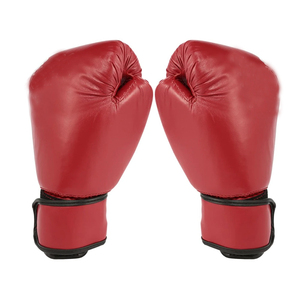Nouveaux gants de boxe de produit frais en cuir évacuant l'humidité pour les gants universels de protection des doigts complets pour adultes - Product Image 1