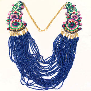 Artesanías Rawat, collar de moda indio hecho a mano, cadenas de cuentas de semillas para regalos de boda y fiesta, joyería Artificial - Product Image 1