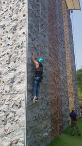 KNT Climbing Customized Indoor/Outdoor Fiberglass Rock Climbing Wall Modular Design Educational Home Use 3-5 Years Warranty - Product Image 2