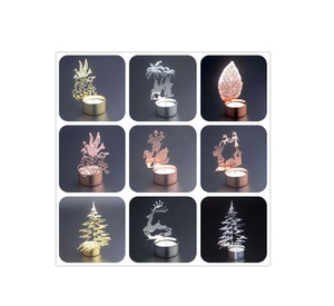 BRASS <b>SMALL</b> <b>CANDLE</b> HOLDER WITH <b>SMALL</b> APPLIQUE BRASSWORLD INDIA - Product Image 1