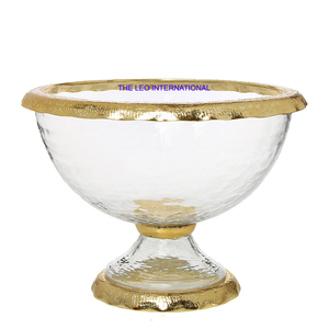 ชามตกแต่งเคลือบทอง วัสดุอะลูมิเนียมและแก้ว เป็นที่นิยมมากที่สุด เป็นมิตรกับสิ่งแวดล้อม ชุดอาหารค่ำแบบกำหนดเอง ชามสไตล์ญี่ปุ่น - Product Image 2