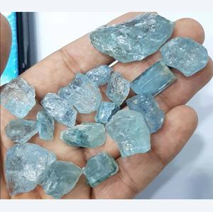 Piedra preciosa en bruto de Aguamarina Natural creada en laboratorio, piedra preciosa sin forma para el Festival de verano, fabricación de joyas, fabricación de joyas de boda - Product Image 1