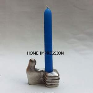 Bougeoir design design en fer forgé doré Hôtels de luxe Bougeoirs au prix le plus bas Bougeoir plaqué or - Product Image 6