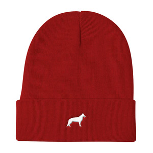 High Quality Winter Plain Dyed Custom Beanie <b>Hat</b> 100% Acrylic Warm Knitted Beanie with Custom Logo Embroidery - Product Image 2