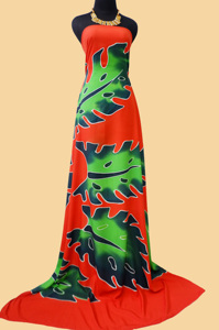 Sarongs de rayón para la playa, Batik de Bali, productos de la mejor calidad, flor pintada a mano - Product Image 3