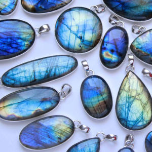 Labradorite Beads Labrador <b>Necklace</b> Iced Out Pendant 18 k Gold Plated <b>Heart</b> Pendant <b>Necklace</b> Sterling <b>Silver</b> Bracelet Beads - Product Image 6