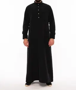 Bestseller islamische Kleidung Männer Thobe Muslim Arabisch Thobe Großhandel Jubba für Männer islamische Männer Kleidung Damen