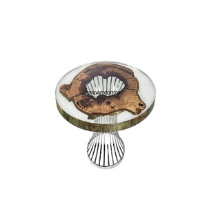 Mesa Grande de epoxi, decoración de forma redonda, gran tamaño, diseño Multicolor - Product Image 5