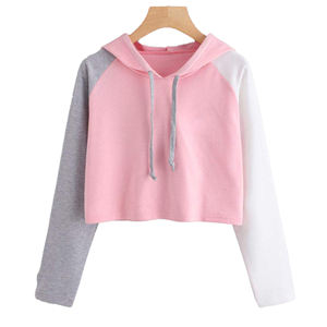 Blusa bonita de manga corta para mujer, Top corto, sudadera en tejido de punto sólido, estilo informal para verano, transpirable y ecológico - Product Image 2