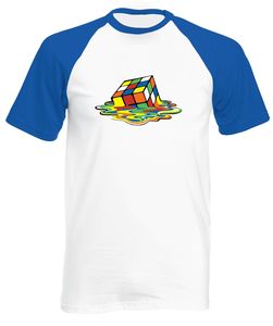 Fusión Rubik-camisetas con diseño de cubo para hombre, camisas de manga corta hechas a medida, el mejor diseño, fabricante - Product Image 3