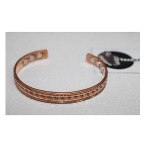 Tradnary กำไลข้อมือทองแดงขนาดใหญ่,กำไลข้อมือเครื่องประดับแฟชั่นสำหรับผู้หญิงเครื่องประดับเทียมดีไซน์แฟนซีสำหรับเป็นของขวัญปาร์ตี้ - Product Image 1