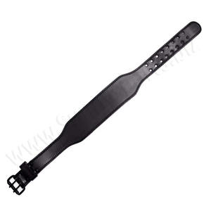 Accesorio de equipo de fitness con cinturón de levantamiento de pesas de cuero con logotipo personalizado - Product Image 1