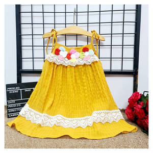 Verano niñas pequeñas Floral niños ropa vestido algodón niñas vestidos para exportación a granel - Product Image 3