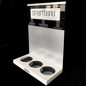 Armario de exhibición de cosméticos de diseño colorido, esquinero para labios, ojos y uñas - Product Image 2