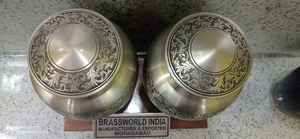 BRASS PEWTER FULL ENGRAVED CREMATION URN <b>FUNERAL</b> <b>SUPPLIES</b> Brassword India - Product Image 5