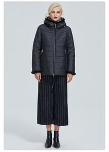 Giacca calda invernale da donna di moda calda da donna piumino trapuntato oversize piumino da ragazza piumino imbottito nero - Product Image 5