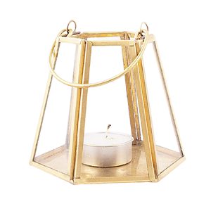 Photophore en aluminium couleur or avec bougeoir votif de la meilleure qualité pour mariage et événement - Product Image 2