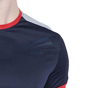 Meilleure qualité nouveauté hommes t-shirts prix de gros taille adulte solide tissu tricoté - Product Image 4